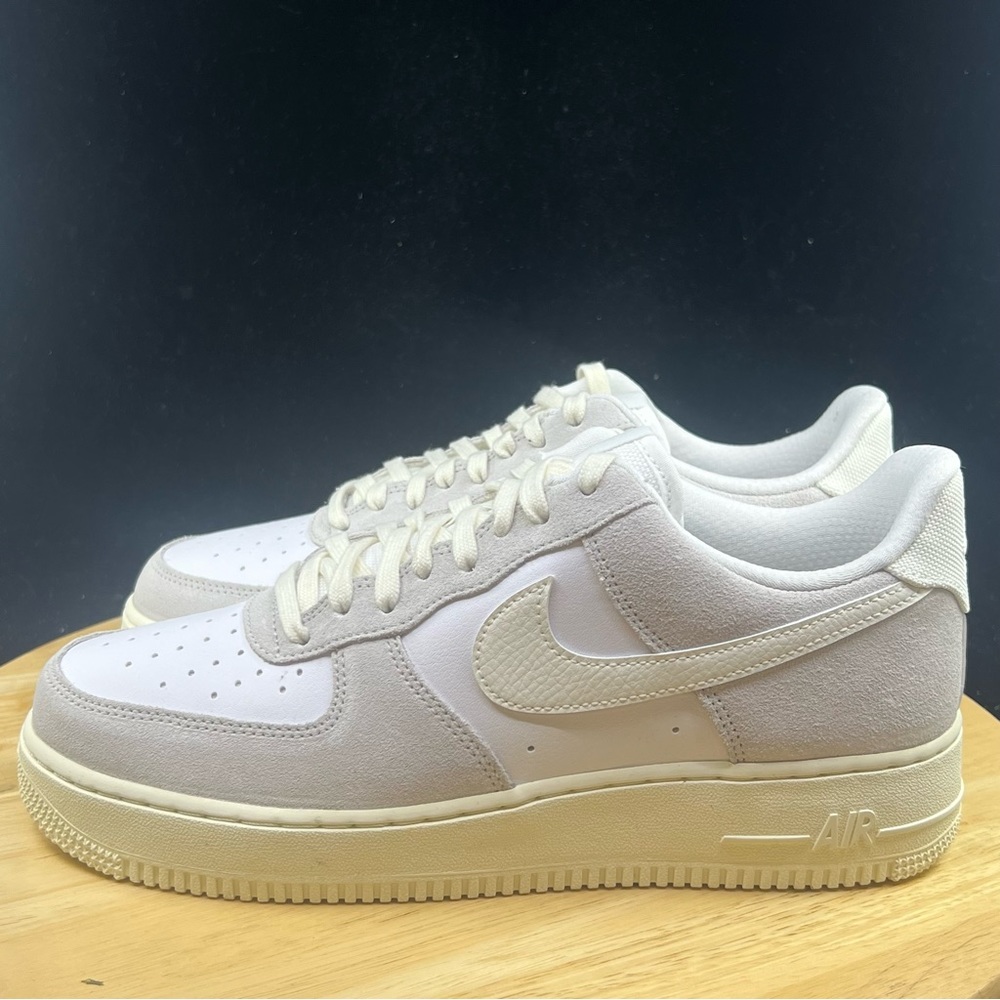 Nike Air Force 1 LV8 White Sail Platinum Tint Sneakers CW7584-100 Mens Size 13 - Picture 7 of 9